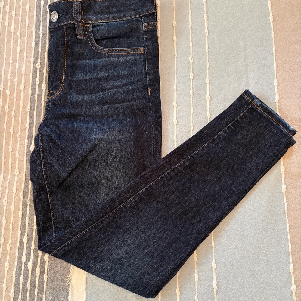 American Eagle Outfitters Dark Indigo Stretch Jeggings